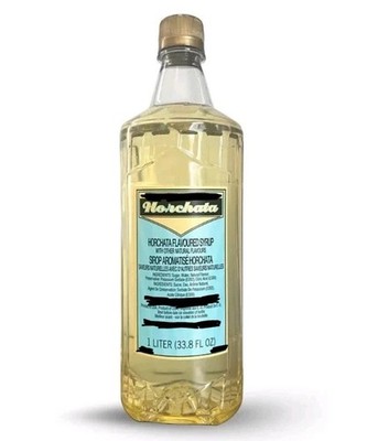 Horchata Flavored Syrup 1 Liter (33.8 fl Oz) BB 08/2026