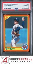 1990 SCORE TRADED #82T KEVIN TAPANI RC TWINS PSA 10