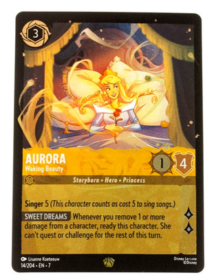 Aurora Waking Beauty Archazia's Island 14/204 Legendary Foil NM