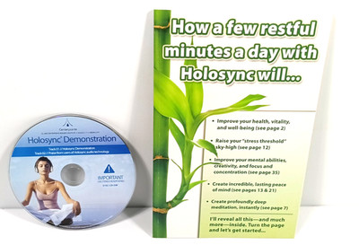 Holosync Demonstration CD Meditation Focus Mental Health Concentration