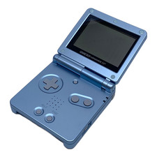 Nintendo Game Boy Advance Sp Surf Blue Ags-001 Boxed Manual Ac Adapter