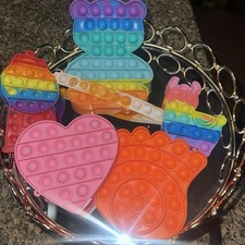 Pop It Sensory Fidget Girl Pop Toys Fidget Sensory Play Set Of 6