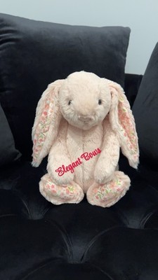 AUTHENTIC‼️NWT Jellycat Medium Blossom Blush Bunny 'Cherry' 12