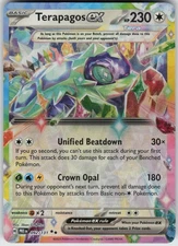 Holo Foil Terapagos ex - 092/131 Double Rare SV: Prismatic Evolutions Near Mint