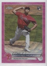 2022 Topps Chrome Update Pink Wave Refractor Francisco Morales #USC168 0e06