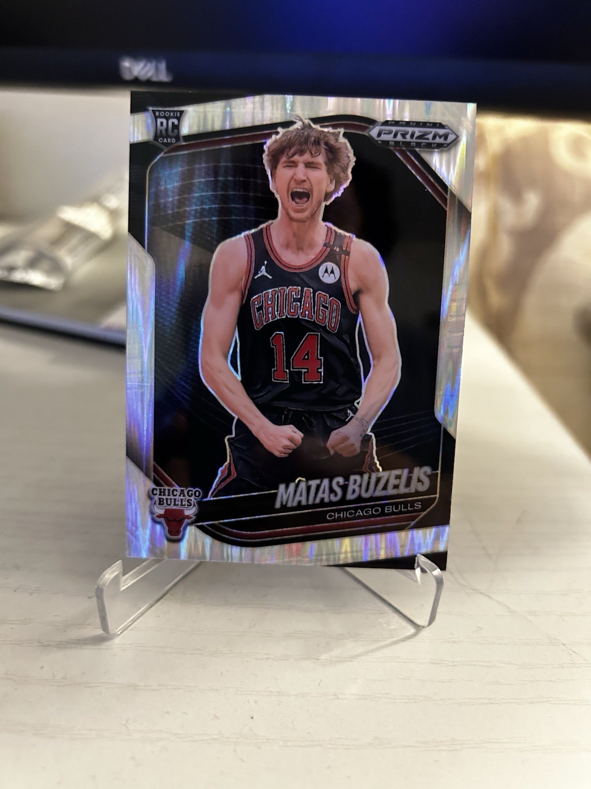 2024-25 Panini Prizm Black -Matas Buzelis #41 Skewed Prizm /249 (RC)