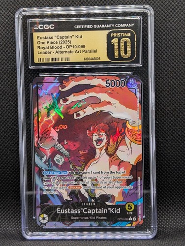 Eustass"Captain"Kid (Parallel) graded CGC 10 for sale on eBay