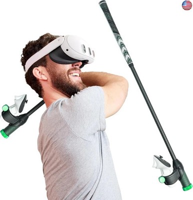 DeadEyeVR - DriVR Elite - Golf Club for Quest 2, 3, and Pro - Realistic VR Golf