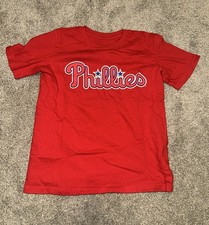 Philadelphia Phillies Red Bryce Harper Youth Medium 8-10 MLB Baseball T-shirt
