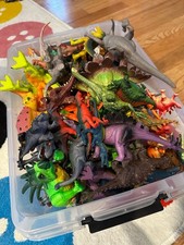 Large Bulk Lot Of Mixed Dinosaur Action Figures And Toy Models