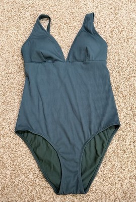 Primark Cares Women s One Piece Swimming Suit Green Size USA 8