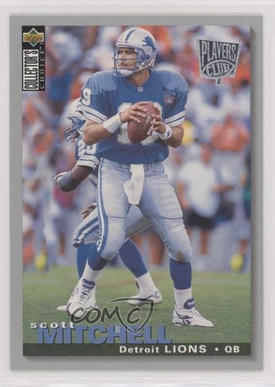 1995 Upper Deck Collector's Choice Players Club Scott Mitchell #128 11pj