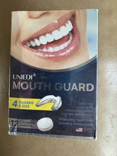 UNIEDI Mouth Guard for Grinding Teeth at Night, Sleep Guard 4 Pack NEW SEALED