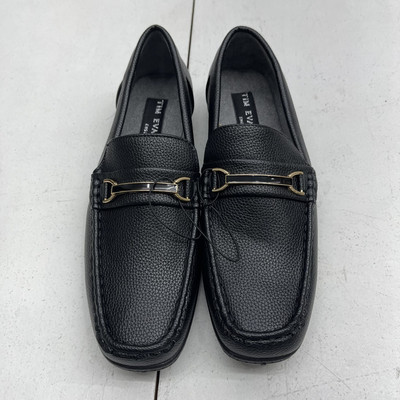 Tim Evans England Black Faux Leather Loafer Dress Shoes Mens  display picture 2