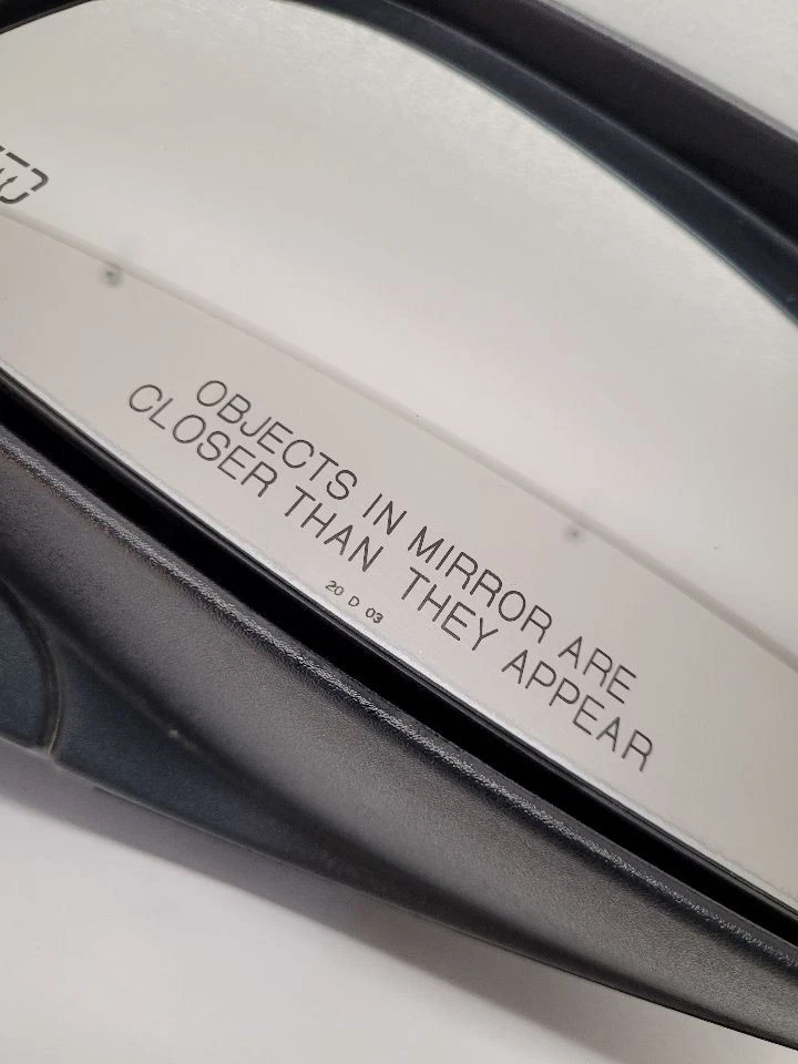 2001-2004 DODGE DAKOTA rh Passenger Side View Mirror Power Folding 6x9 Foto 2 de 4