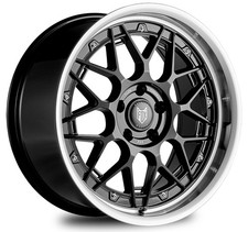 Alloy Wheels 19" Fox Hiro Black Polished Lip For Lexus NX 300h 14-21