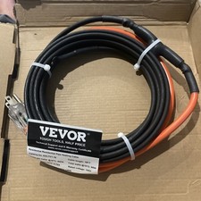 VEVOR Self-Regulating Pipe Heating Cable 3FT 5W/FT No Heat Tape with Thermostat