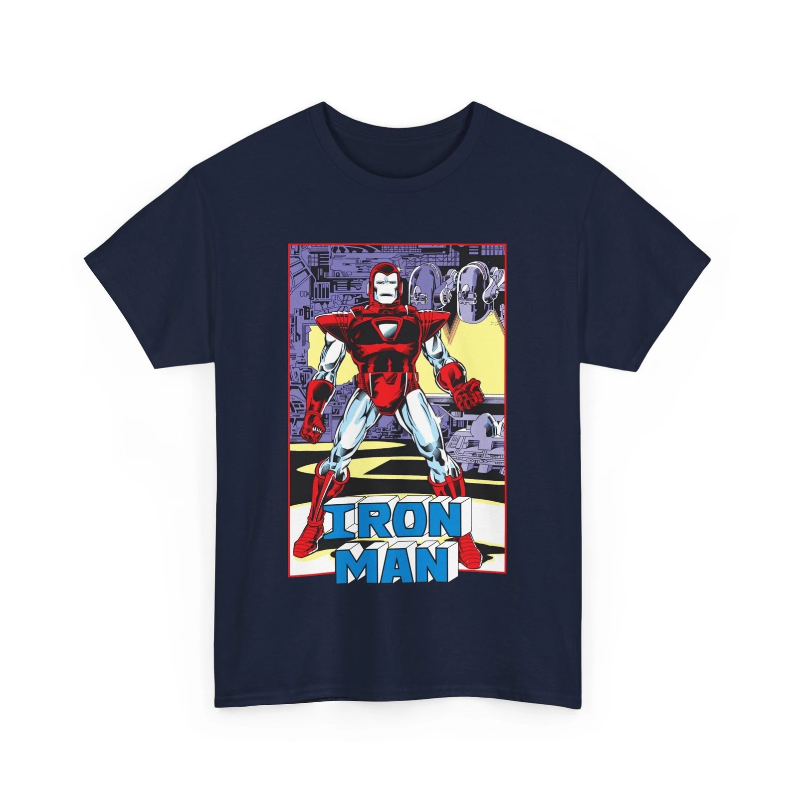 Iron Man T-Shirt - Tony Stark - Silver Centurion Armor - Marvel Comics