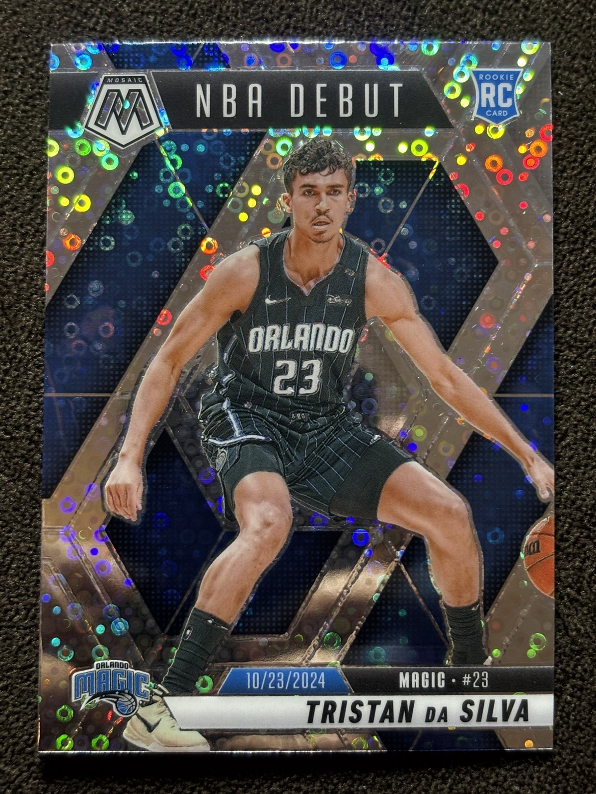 2024-25 Mosaic Tristan da Silva RC Fast Break Silver Mosaic NBA Debut #266