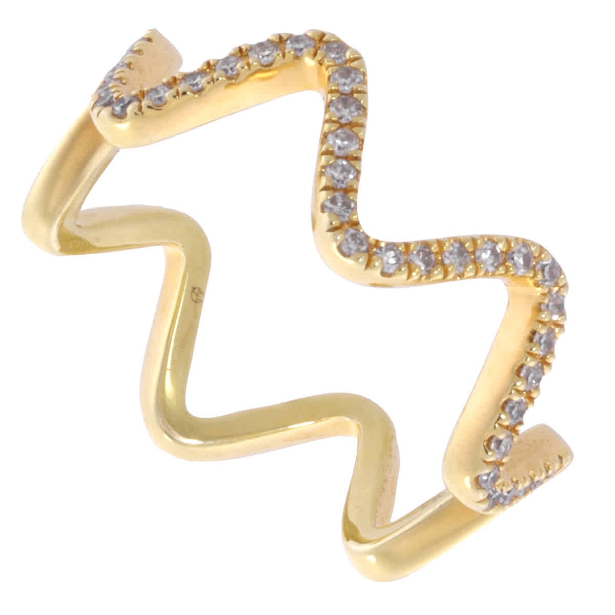 Золотое кольцо Diamanti Per Tutti Stardust украшенное бриллиантами 30590₽