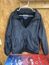 VINTAGE Ralph Lauren POLO SPORT Insulated WINDBREAKER Nylon Black JACKET XL 90s