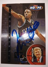 1997 Hoops TH#6 TERRELL BRANDON Cavaliers Signed NBA Basketball Card Autograph