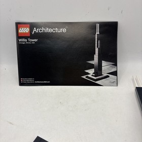 LEGO Architecture #21000 Willis Tower Sears Chicago Complete Set Box & Manual