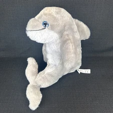 Petting Zoo Baby Dolphin 9" Plush Stuffed Animal Realistic Toy Blue Eyes 2022