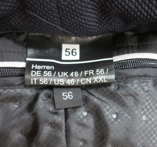 VANUCCI PANTALONI UOMO BIKER MOTO FODERATI PROOF taglia EU-56 UK-46 US-46 - Foto 12 di 15