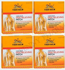 Tiger Balm Pain Patch SMALL 5 Ct Package ( 4 boxes ) --  package may vary