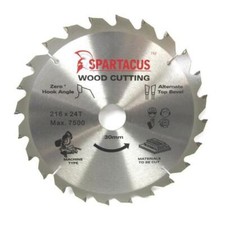 Quality Wood Cutting Saw Blade 216 x 30mm 24T Dewalt DW700 DW712 DWS774 DCS777T