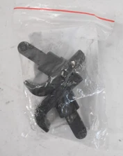 Top Glides Click & Go Ski Glides For Stander EZ Fold Travel Walker 2 Piece Black