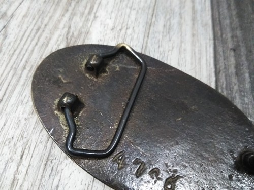 Vintage Colt Firearms Solid Brass Belt Buckle Number 4746 (3.5''X2'') - Picture 4 of 5