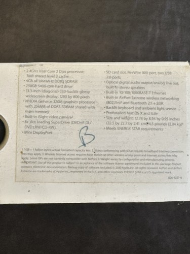 Vintage A1502 Macbook Pro Box Only Full Set As Shown In Photos - Bild 4 von 9