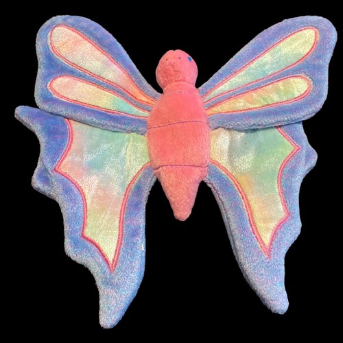 TY Beanie Babie Flitter the Butterfly Plush Toy - Pink/Purple - Picture 1 of 6
