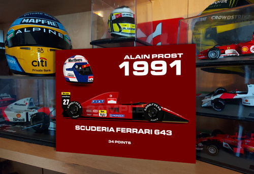 Cartel de metal ilustrativo de obras de arte Ferrari F1 Champion Schumacher Prost F1-2000 F2004 - Imagen 15 de 43