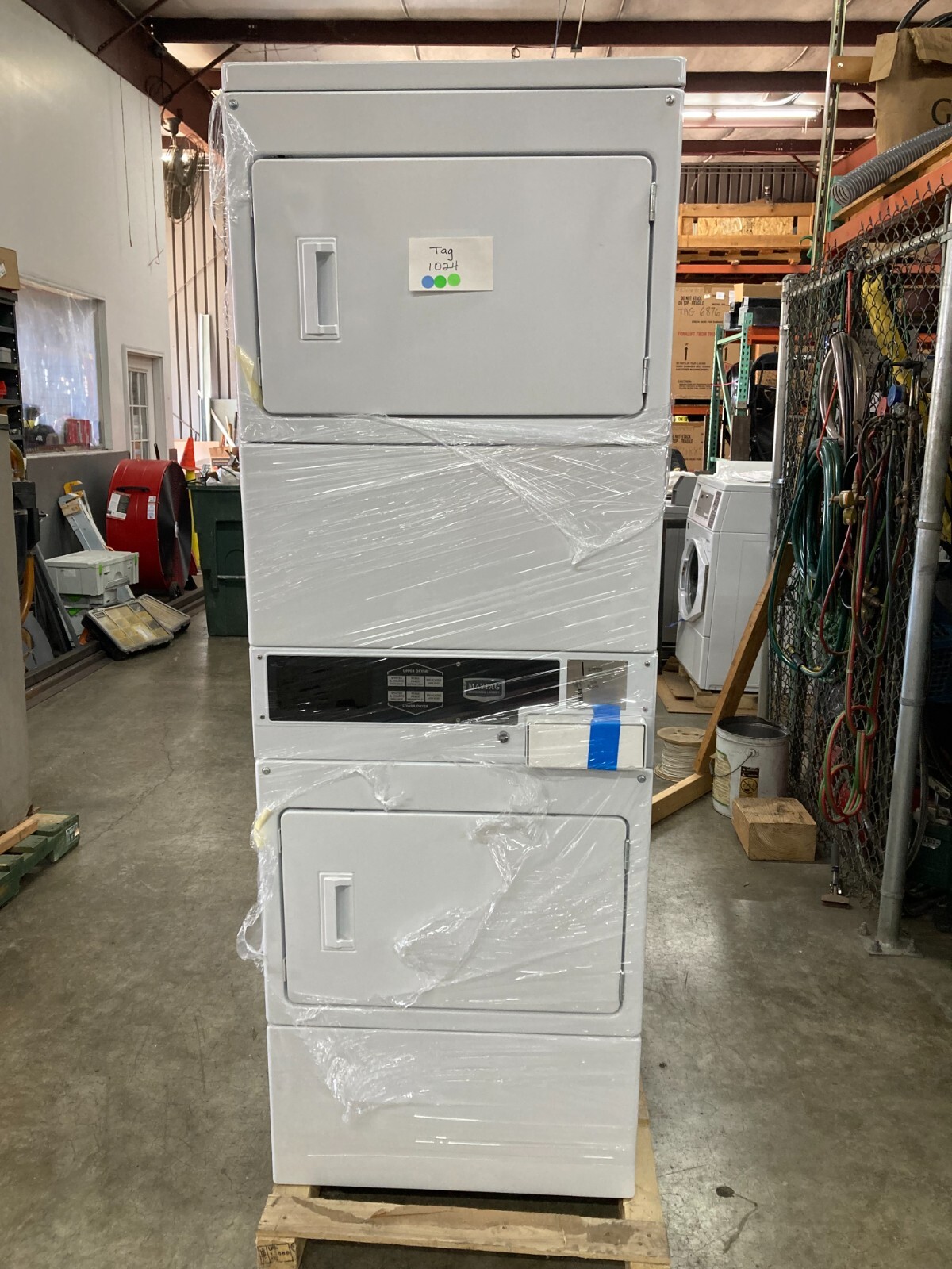 BRAND NEW!   Maytag MLE26PDBYW Commercial Stack Electric Dryer