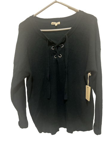 Margeaux & Ellie smaragdgrüner Damenpullover Pulli zum Binden Größe Large neu mit Etikett - Bild 1 von 14