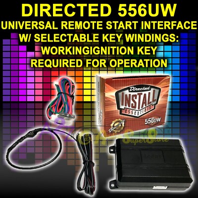 DIRECTED 556UW UNIVERSAL REMOTE START INTERFACE W/ SELECTABLE WINDINGS DEI 556UW