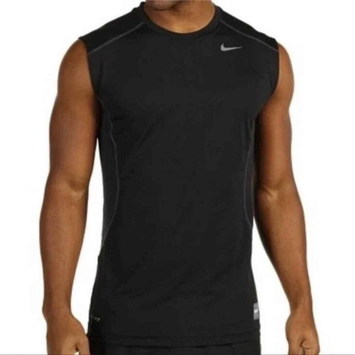 NIKE PRO COMBAT DRI-FIT COMPRESSION SLEEVELESS TANK. MEN’S SIZE MEDIUM.