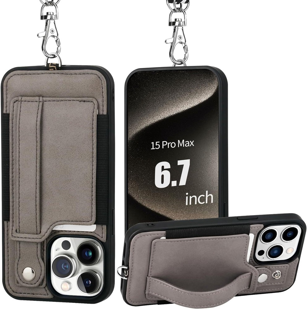 iPhone 15 Pro Max Case with Lanyard - Slim Protective Cover