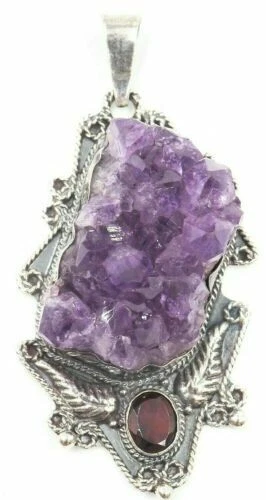 Amethyst Sterling Silver Fine Necklaces & Pendants