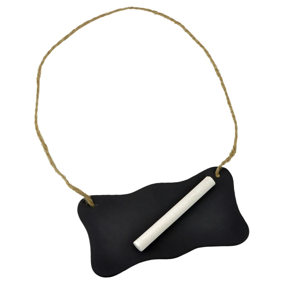 Black Metal Erasable Mini Chalkboard Hanging Sign, Beverage Label, Set of 4 - Image 3 of 4