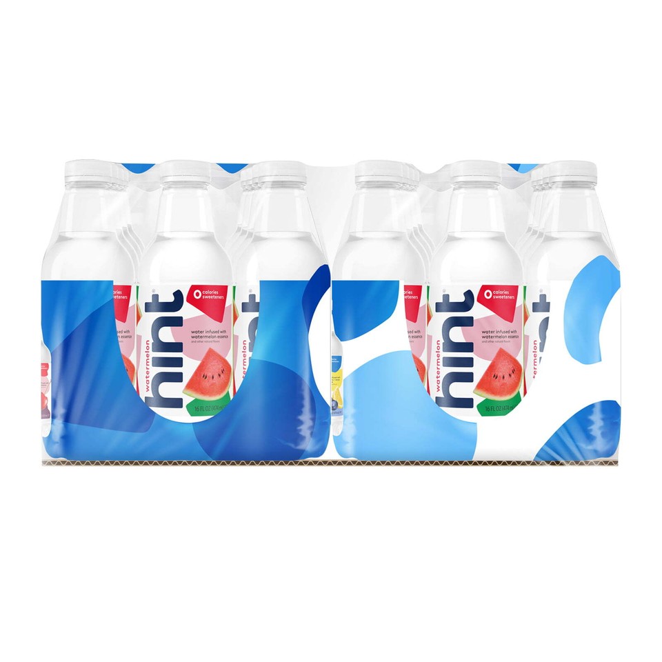 Flavored Water Infused with Fruit Essence, 6-Flavor Variety, 16 fl oz ...