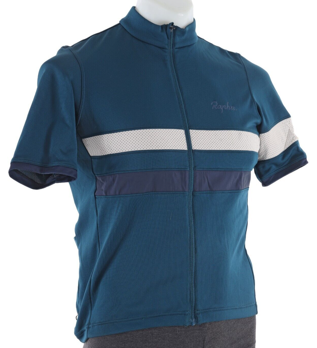 Rapha Brevet Lightweight Short Sleeve Jersey Men MEDIUM Blue