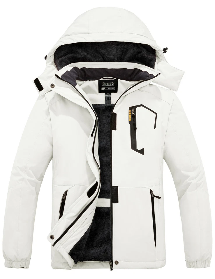 Chaqueta de esquí para mujer Skieer impermeable chaqueta de invierno cálido polar abrigo de snowboard Foto 2 de 4