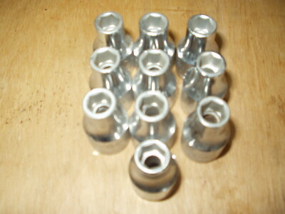 Lot of 10  Britool 1/2'' Drive 6 Point Standard Sockets 3/8'' A/F, Made in England