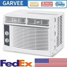 ☑️Window Air Conditioners Mechanical Control Panel AC Unit W/Kit 5000 BTU Mounte