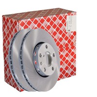 Febi Bremsscheiben Audi A4 B5, B6, B7, A6 4B, Seat Exeo Ø288Mm Vorn BelüFtet