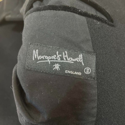 Margaret Howell Melton Wool Jacket Size II Black Pocket Free Shipping - Picture 9 of 10